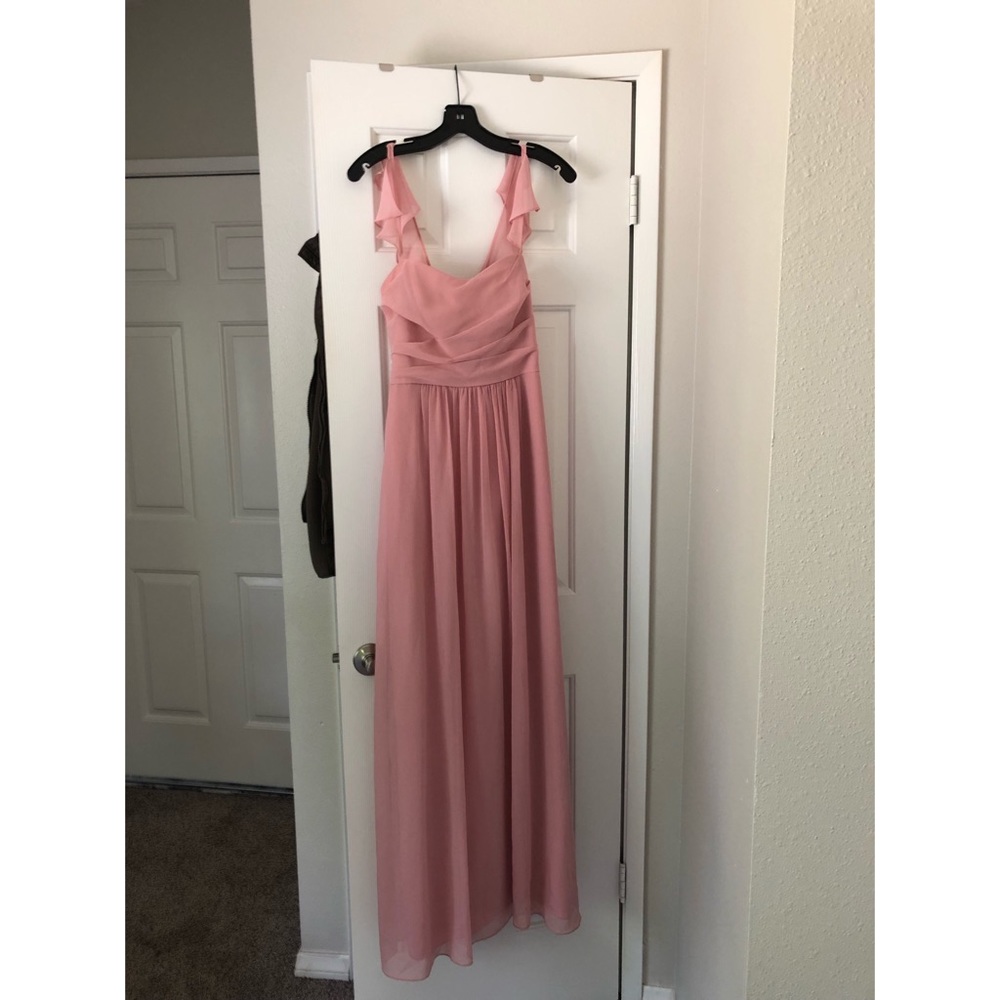 David’s bridal ballet pink bridesmaid dress! 6